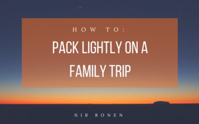 How to Pack Lightly on a Family Trip